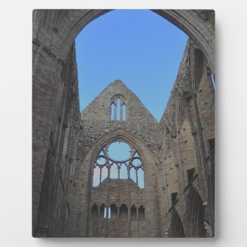Tintern Abbey Cistercian Monastery Wales Plaque