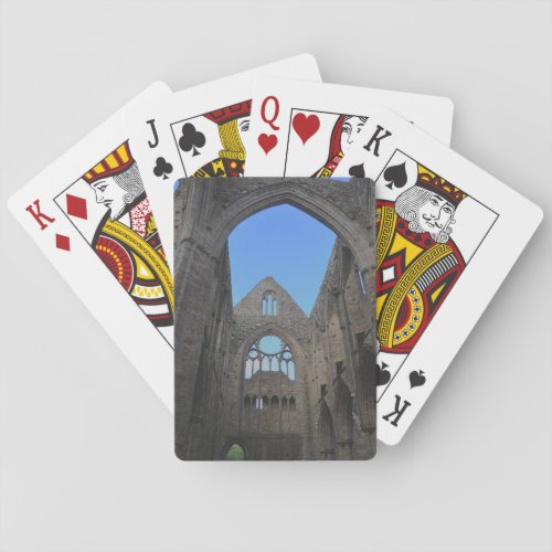 Tintern Abbey Cistercian Monastery Wales Playing Cards