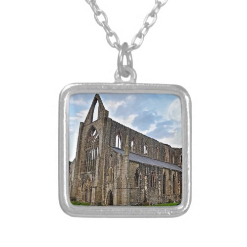 Tintern Abbey Cistercian Monastery Wales Silver Plated Necklace