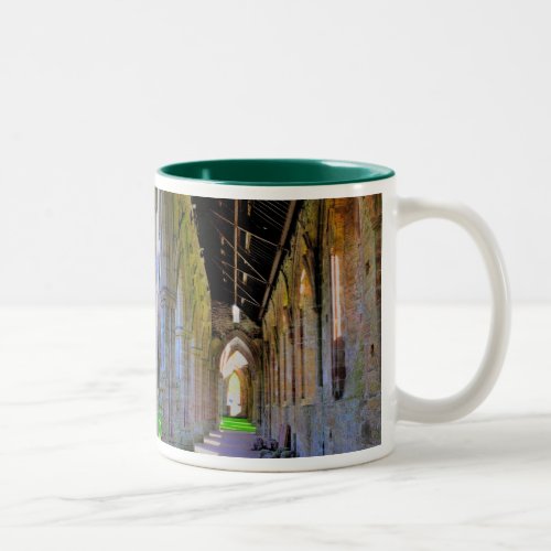 Tintern Abbey Cistercian Monastery Wales Two_Tone Coffee Mug