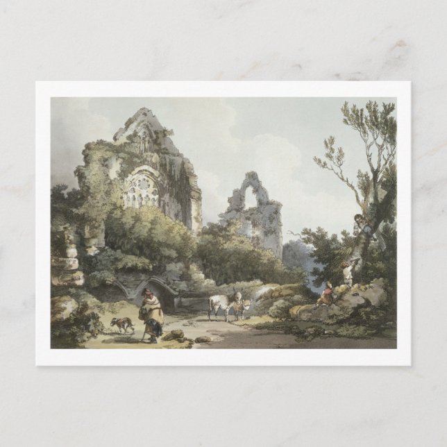 Tintern Abbey, from 'The Romantic and Picturesque Postcard (Front)