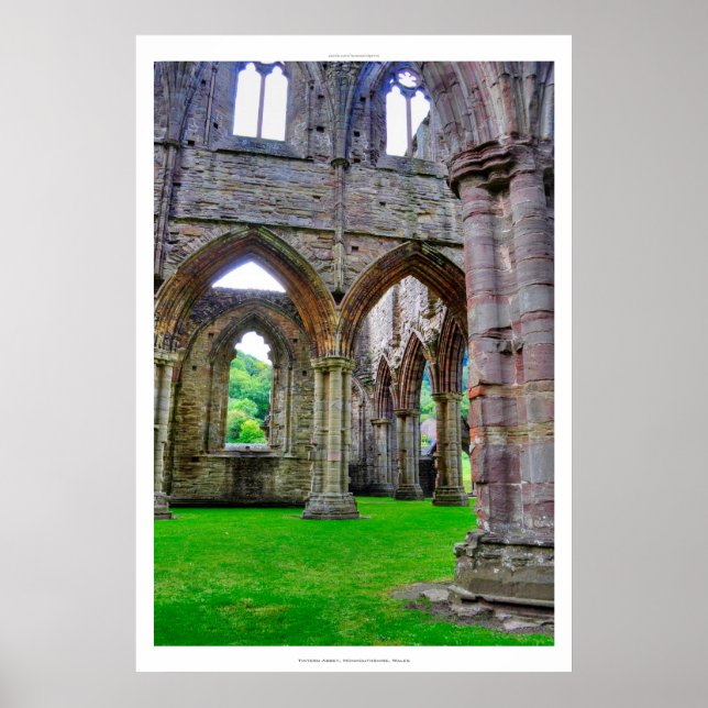 Tintern Abbey VIII, Cistercian Monastery Wales Poster (Front)