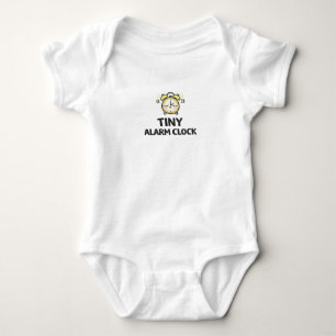 Tiny Alarm Clock Baby Bodysuit