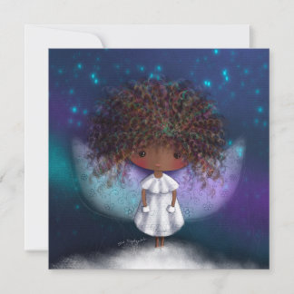 Tiny Angel With Pockets of Magic Holiday Card