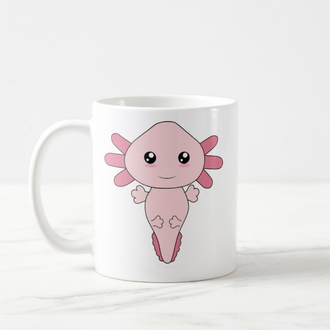 Tiny Axolotl Coffee Mug (Left)