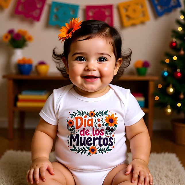 Tiny Bones, Big Fiesta 🌹 Baby Bodysuit (Tiny Bones, Big Fiesta 🌹 Baby Bodysuit)