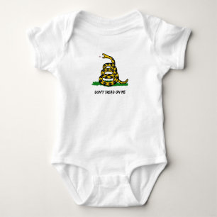 Tiny but Free – Gadsden Flag Baby Onesie