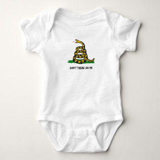Tiny but Free – Gadsden Flag Baby Onesie