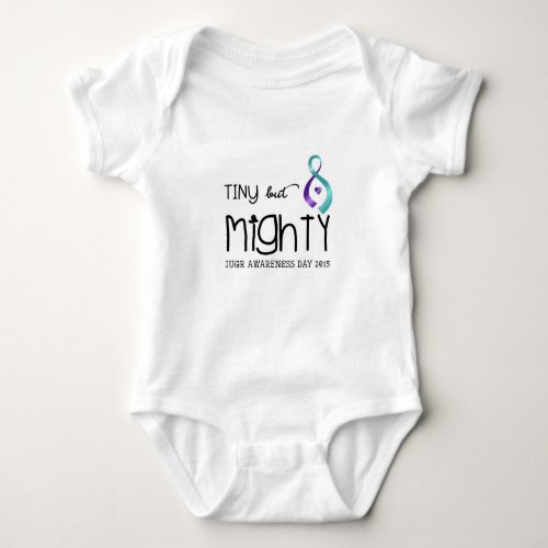 Tiny But Mighty 2015 Theme Baby Bodysuit