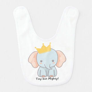 Tiny But Mighty! Baby Bib