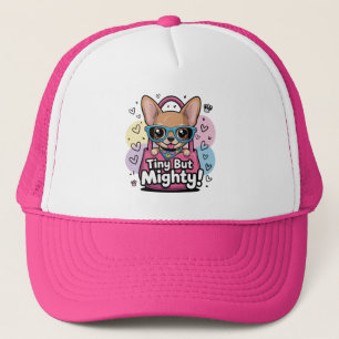 Tiny but Mighty Chihuahua Women's Hoodies & Sweat Trucker Hat