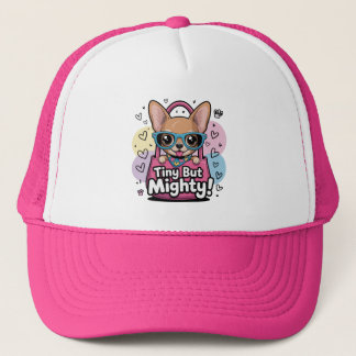 Tiny but Mighty Chihuahua Women's Hoodies & Sweat Trucker Hat