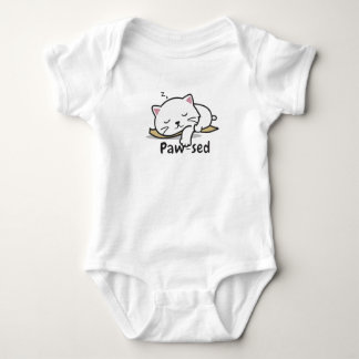 Tiny But Paw-sed Baby Bodysuit