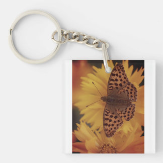 Tiny Butterfly Keychain" Keychain