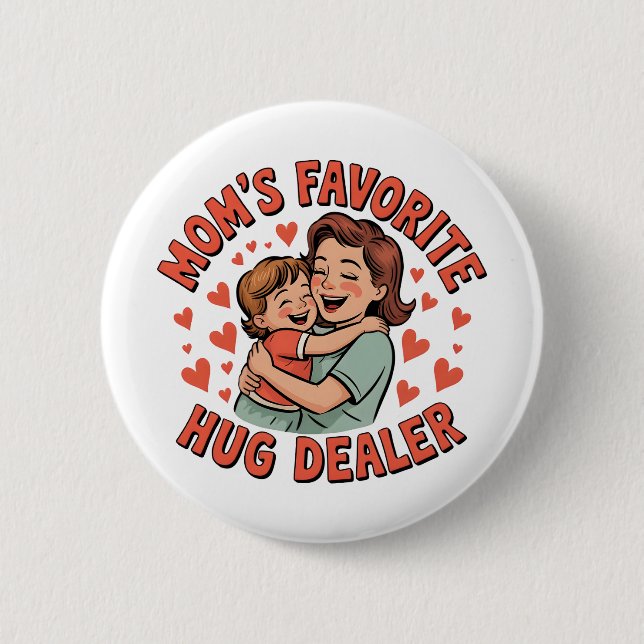 Tiny Button, Big Love – Celebrate Mom’s Magic Hug Button (Front)