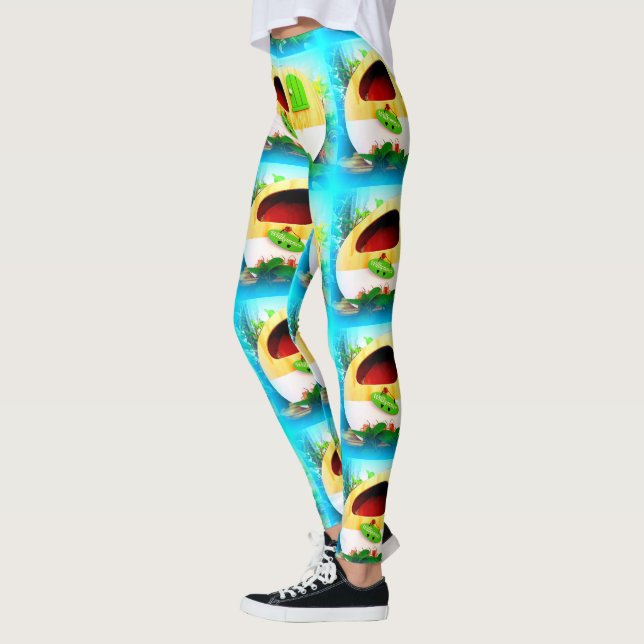 tiny caravan casa Thunder_Cove Leggings (Left)