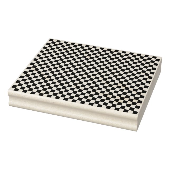 Tiny Checkerboard Pattern Rubber Stamp (Stamp)