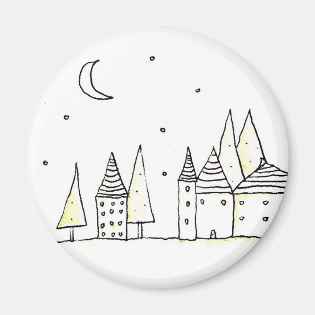 Tiny city magnets (Front)