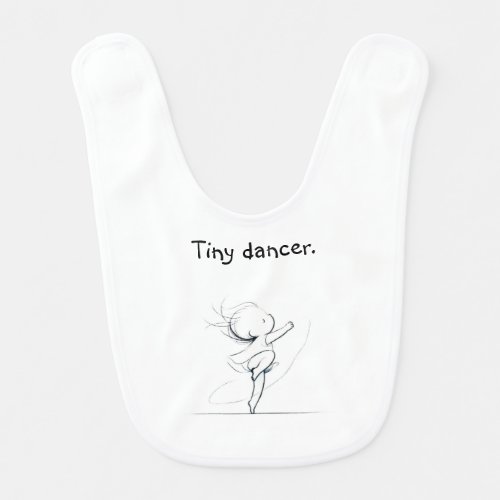 Tiny Dancer Baby Bib