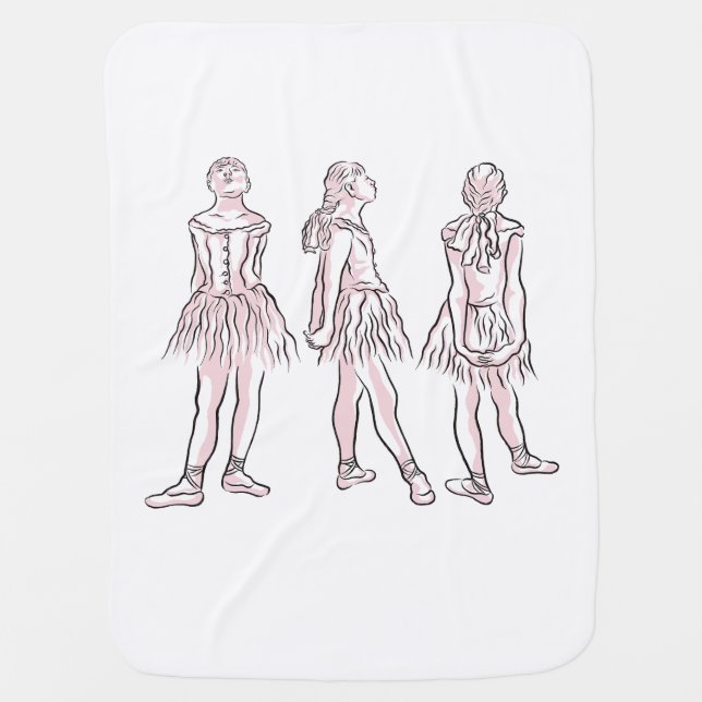 Tiny Dancer  Baby Blanket (Front)