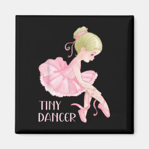 Tiny Dancer Ballerina Girl Ballet Dancing Kids Dan Magnet