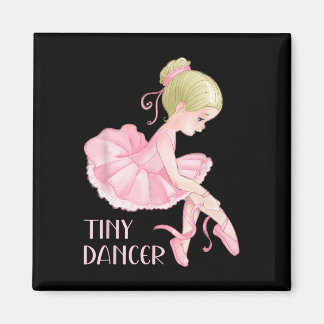 Tiny Dancer Ballerina Girl Ballet Dancing Kids Dan Magnet