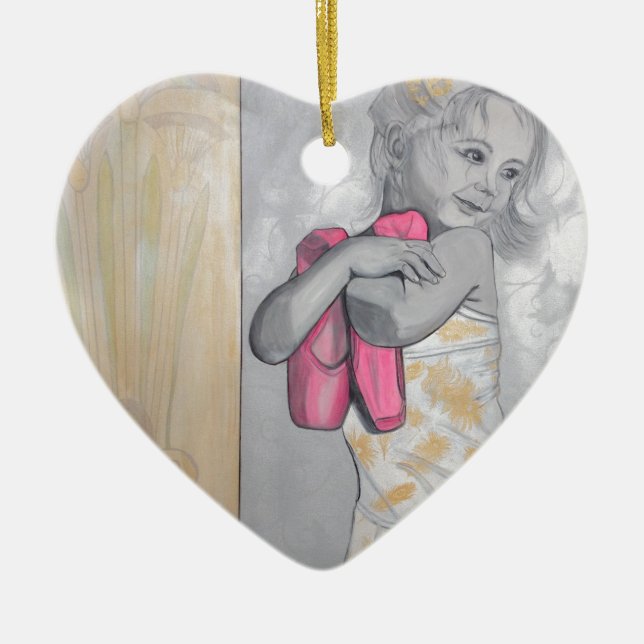 Tiny Dancer Ceramic Ornament (Front)