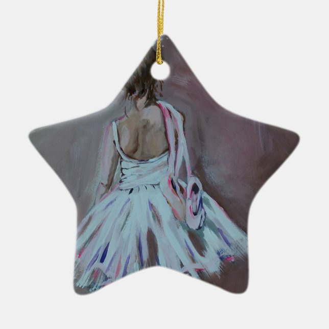 Tiny Dancer Ceramic Ornament (Front)