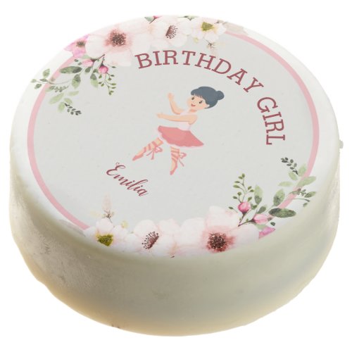 Tiny Dancer  Pink Floral Ballet Birthday Party  Chocolate Covered Oreo