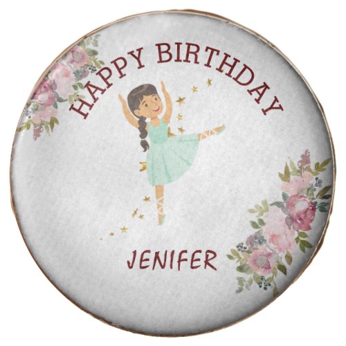 Tiny Dancer  Pink Floral Ballet Birthday Party Chocolate Covered Oreo
