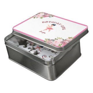 Tiny Dancer | Pink Red Rose Party Jigsaw Puzzle