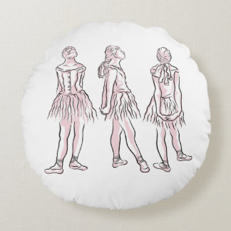 Tiny Dancer Round Pillow