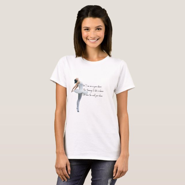 Tiny Dancer Series White T-Shirt (Front Full)