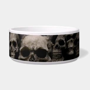 Tiny Dark Skull Army Photo Bowl