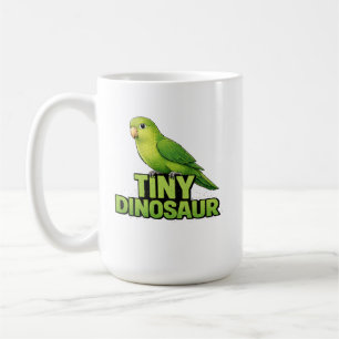 Tiny Dinosaur Parrotlet Coffee Mug