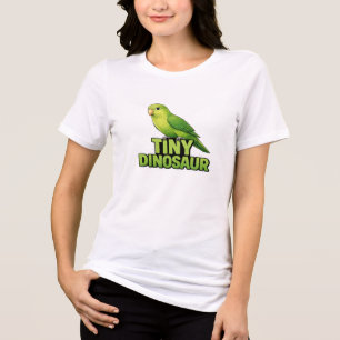 Tiny Dinosaur Parrotlet Tri-Blend Shirt