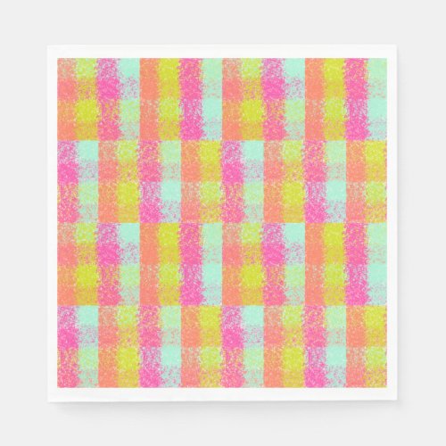Tiny Dot Checkered Classic with a Playful Twist Napkins