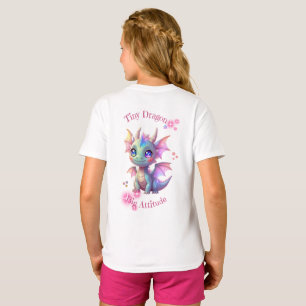 Tiny Dragon, Big Attitude – Kawaii Baby Dragon T-Shirt