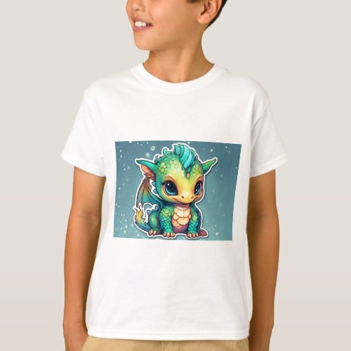 Tiny Dragons 3D Magic for Your Little Ones Ward T_Shirt