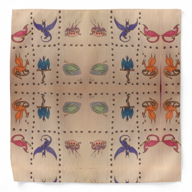 tiny dragons bandana (Front)