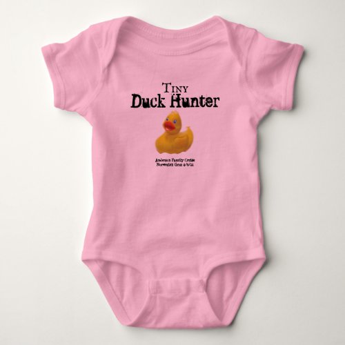 Tiny duck hunter T_Shirt Baby Bodysuit