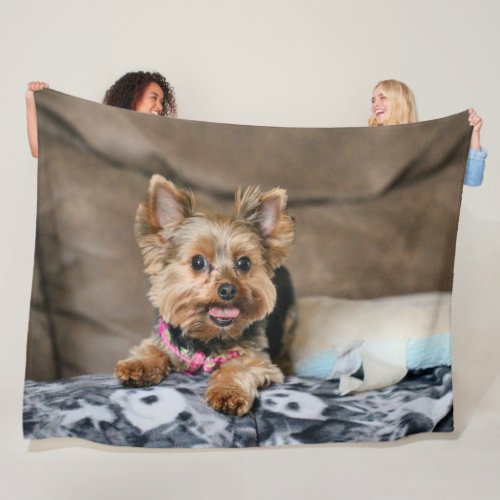 Tiny dynamo fleece blanket