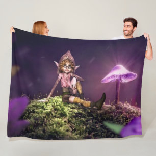 TINY ELF FLEECE BLANKET