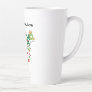 Tiny Elf’s Birthday Joy in Magical Colors Latte Mug