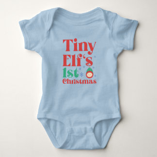Tiny Elf's 1st Christmas Baby Bodysuit