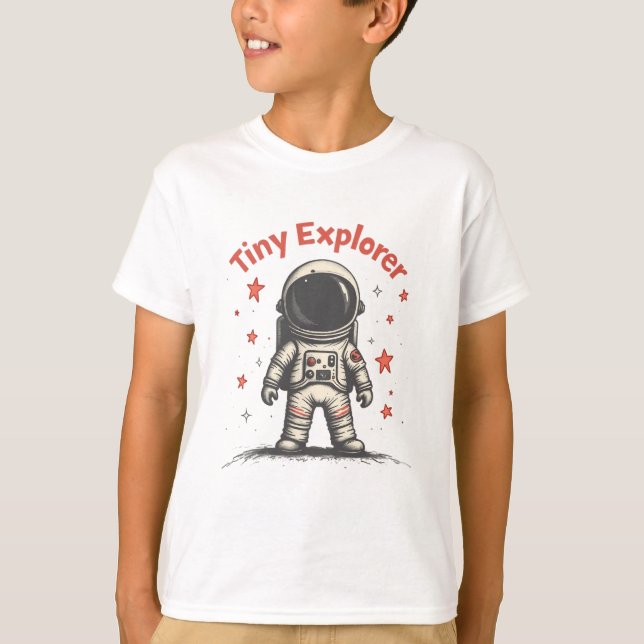 Tiny Explorer: Space Adventure  T-Shirt (Front)