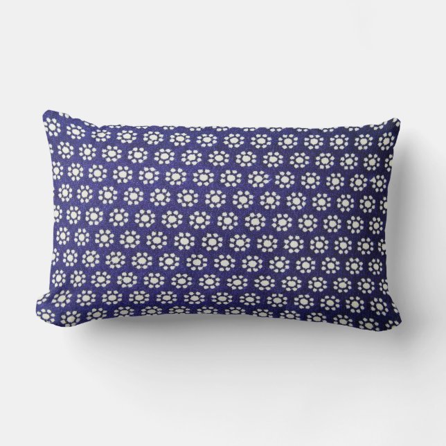 Tiny Floral Lumbar Pillow (Front)