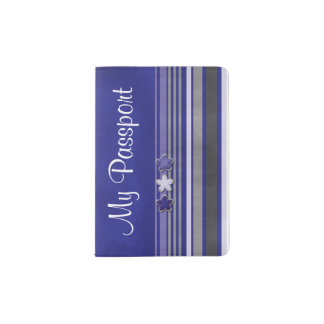 Tiny Flowers and Stripes 2 Passport Holder