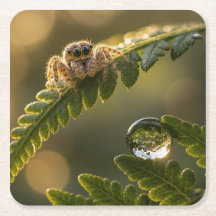Tiny Forest Guardian Coaster - Jumping Spider