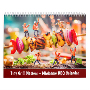 Tiny Grill Masters – Miniature BBQ Calendar